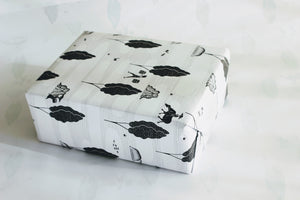 Toraja Wrapping Paper - Paddies Black